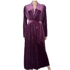 Royal Velvet Robe Full Length Medium Purple Noble Mount